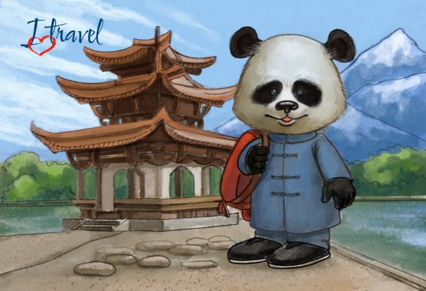 Панда в Китаеиллюстрация